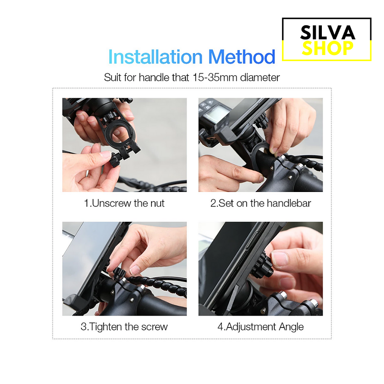 Suporte de Telemóvel para Mota 4