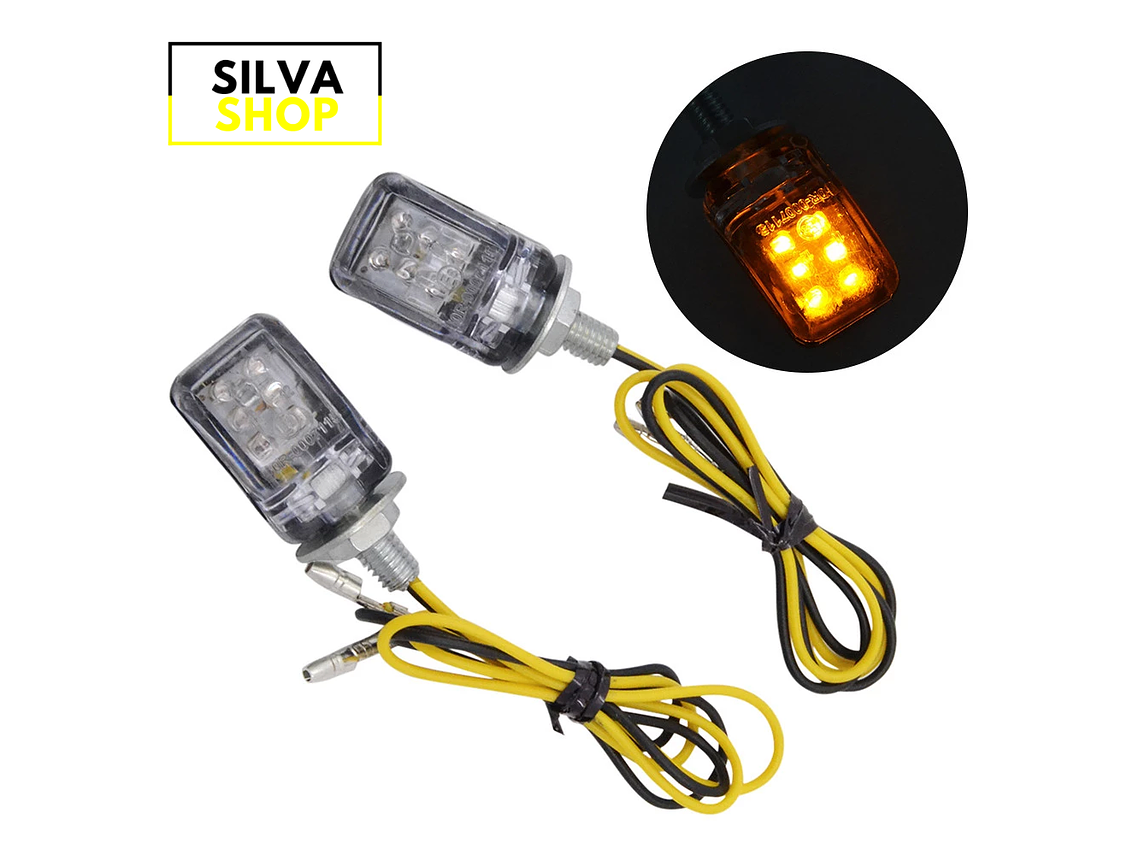 Piscas LED Pequenos para Mota Homologados 2