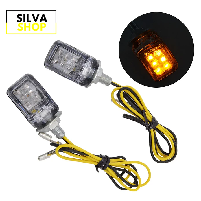 Piscas LED Pequenos para Mota Homologados 2