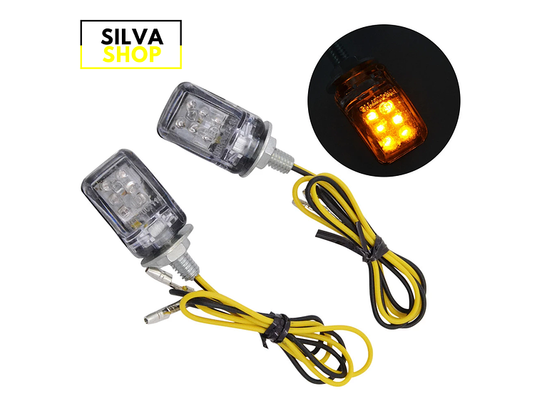 Piscas LED Pequenos para Mota Homologados 2