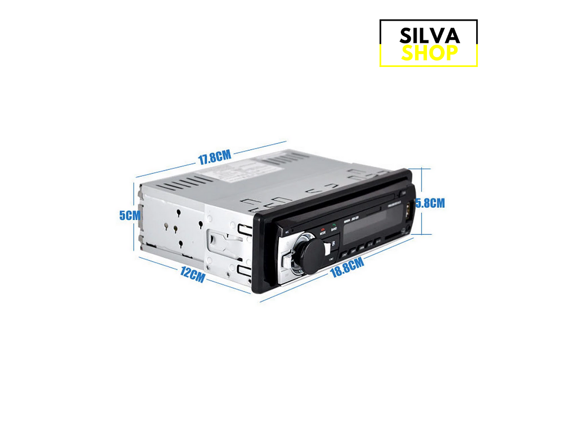 1DIN radio with Bluetooth 4