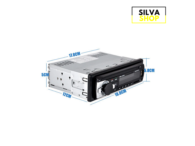 1DIN radio with Bluetooth 4