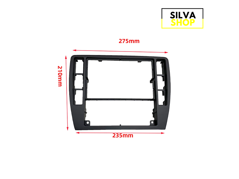 Moldura Passat B5 Rádio 2DIN 2