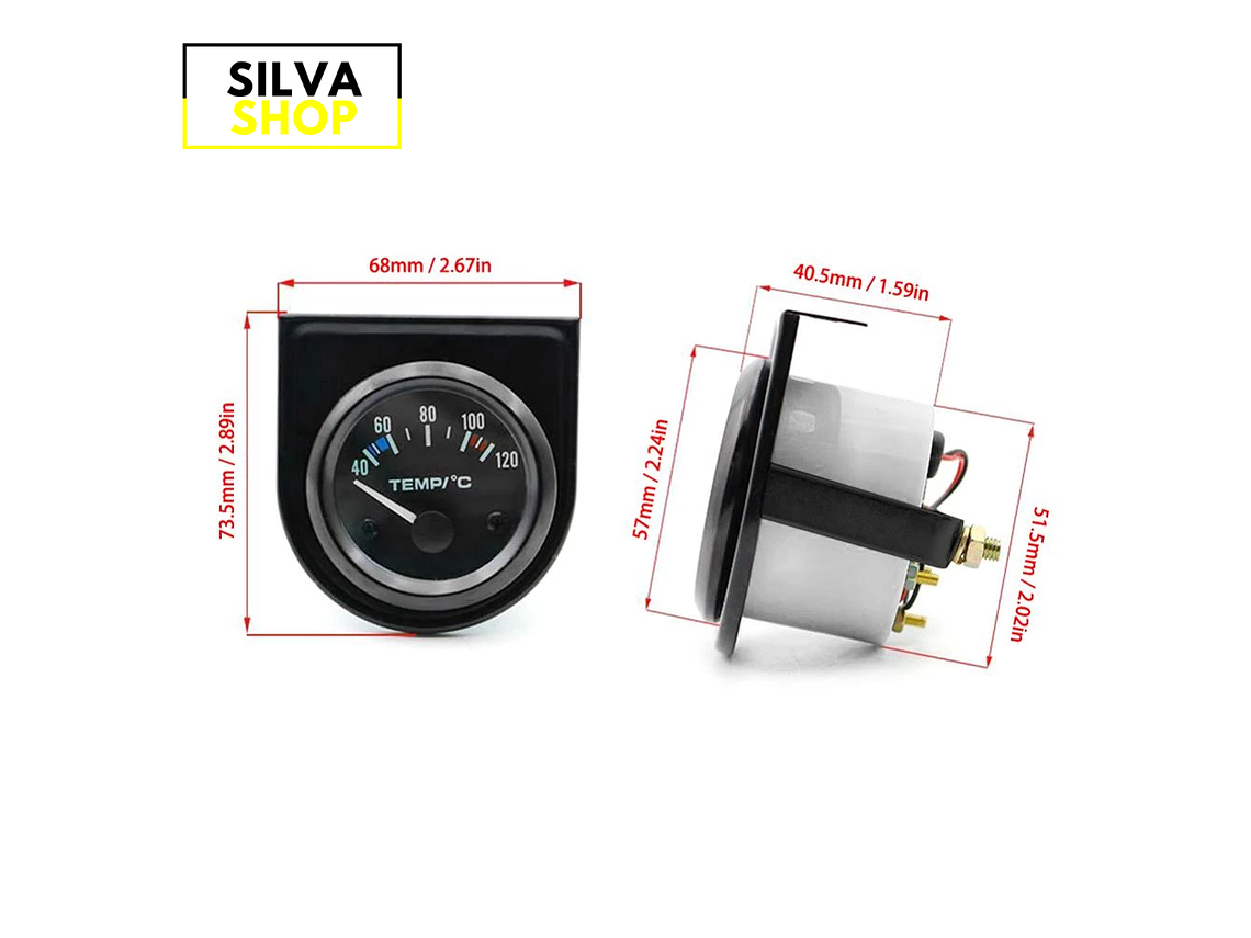 Manómetro de temperatura del agua 4