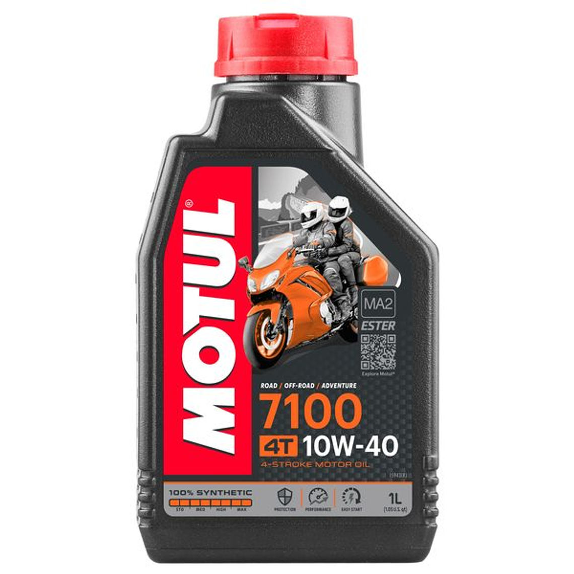 Motul 7100 10W40 4T 1L Oil 1