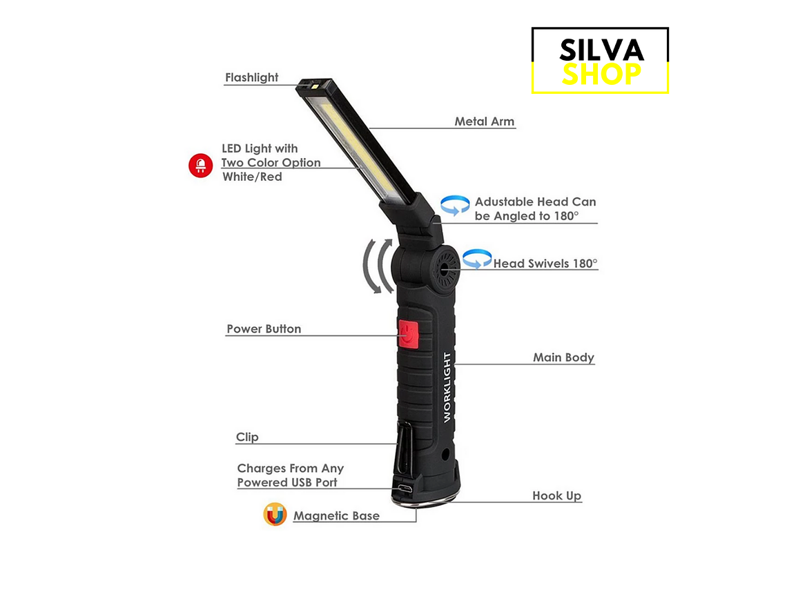 Rechargeable LED Work Light 4