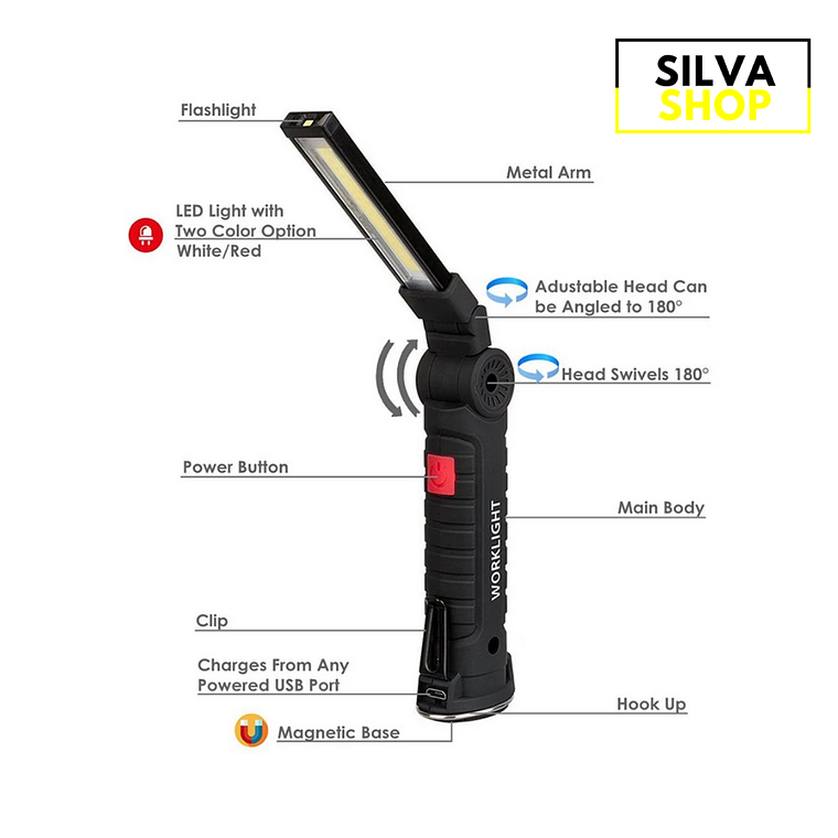 Rechargeable LED Work Light 4