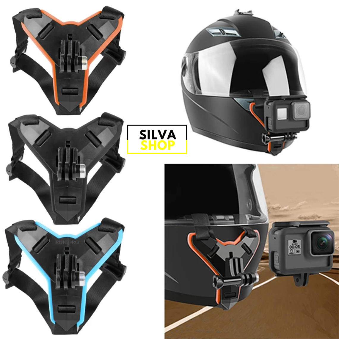 Soporte para casco para GoPro 1