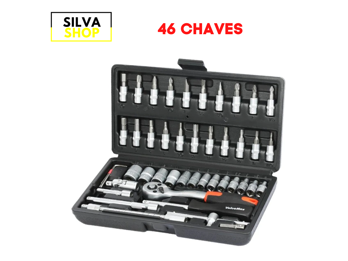 Ratchet Tool Case 46 Pieces 1
