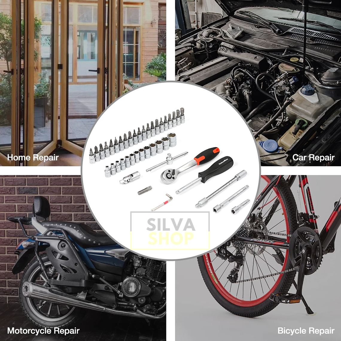 Ratchet Tool Case 46 Pieces 2