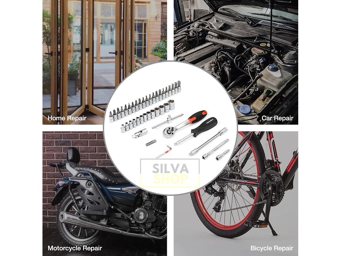 Ratchet Tool Case 46 Pieces 2