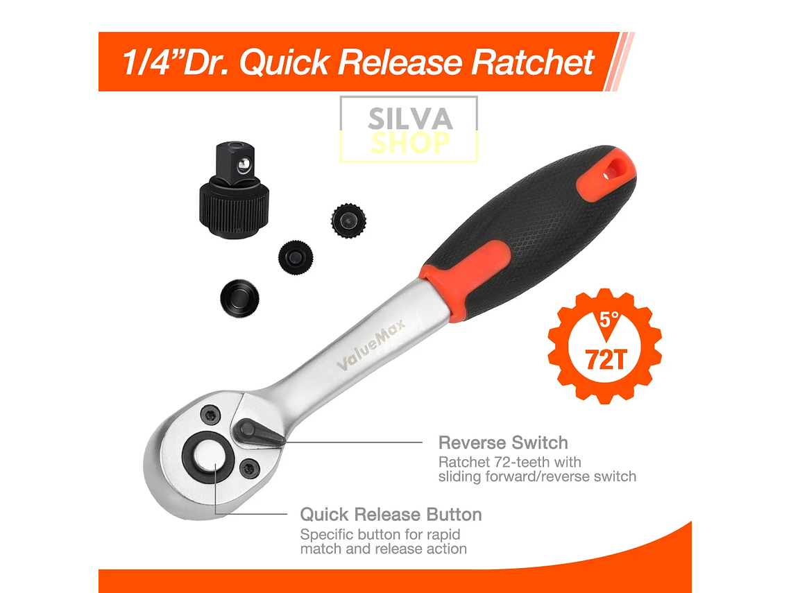 Ratchet Tool Case 46 Pieces 3