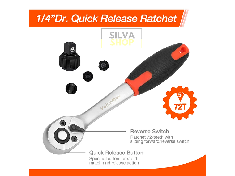 Ratchet Tool Case 46 Pieces 3