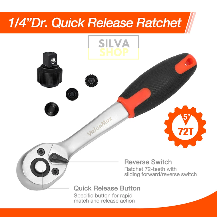 Ratchet Tool Case 46 Pieces 3