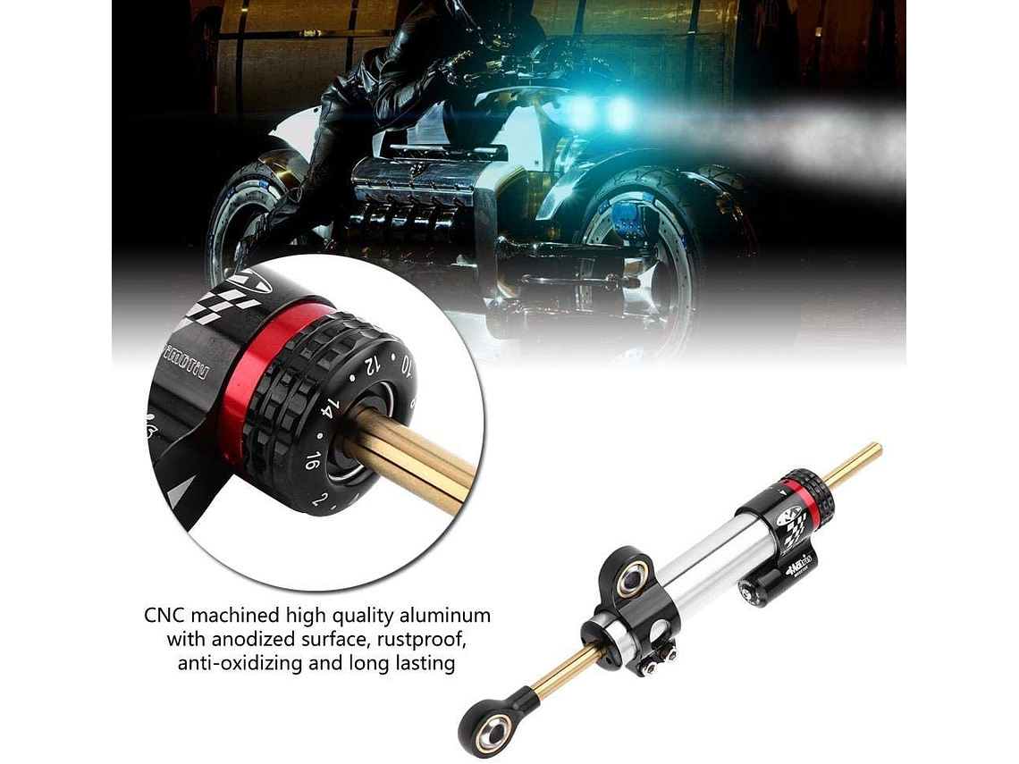 Steering Damper for Universal Motorcycle 2