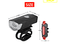 Luz de bicicleta recargable: delantera y STOP - Miniatura 4