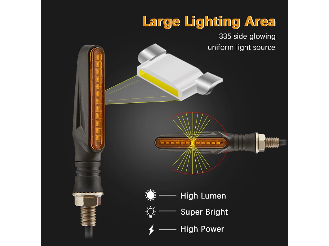 Piscas LED Sequenciais  (4 Unidades) 3
