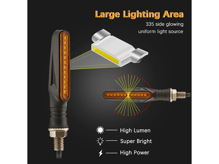 Piscas LED Sequenciais  (4 Unidades) 3