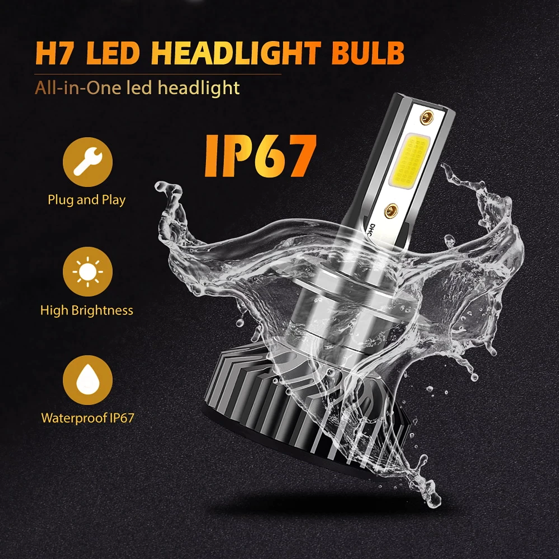 Lâmpadas LED H7 Canbus 2