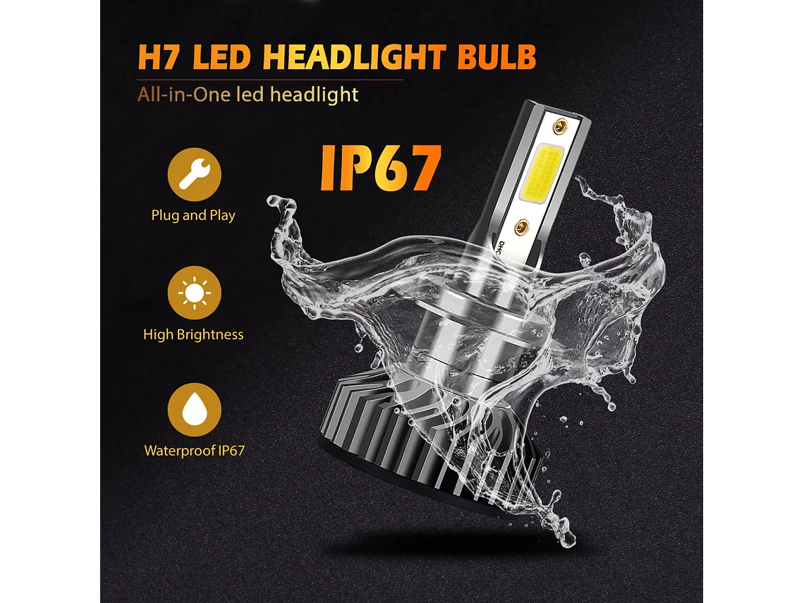 H7 Canbus LED Bulbs 2