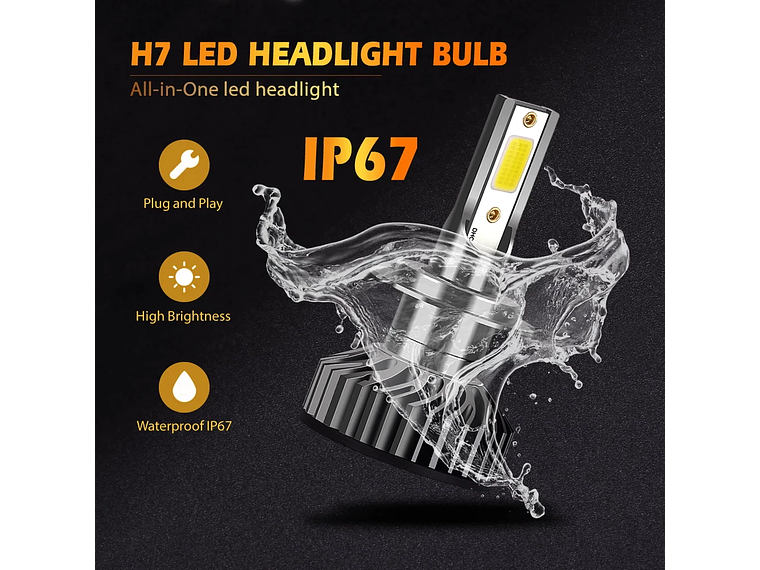H7 Canbus LED Bulbs 2