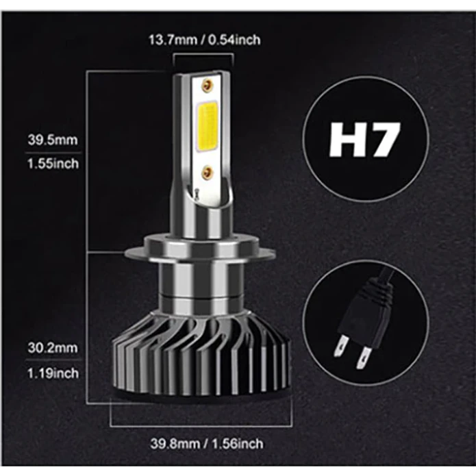 Bombillas LED H7 Canbus 3