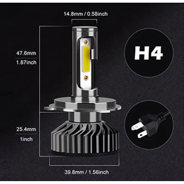 Lâmpadas LED H4 Canbus 3