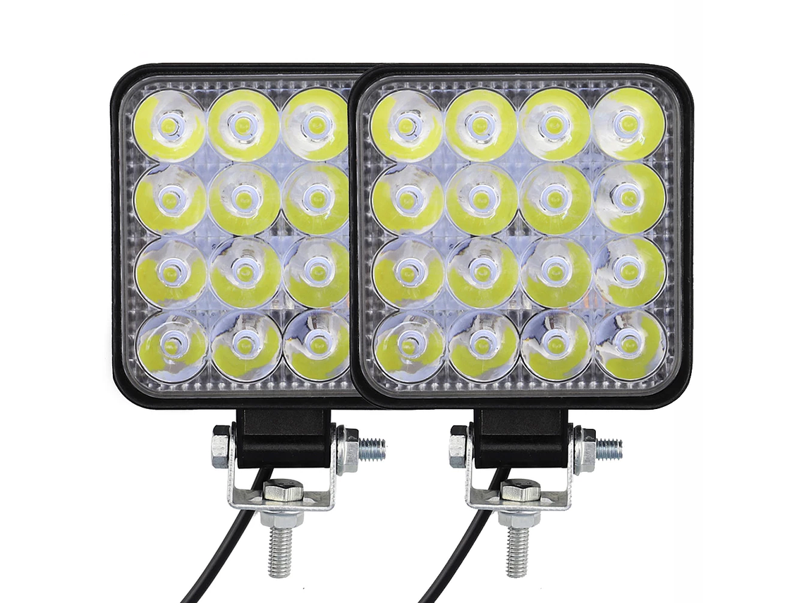 48W LED Headlights - 2 Units 1