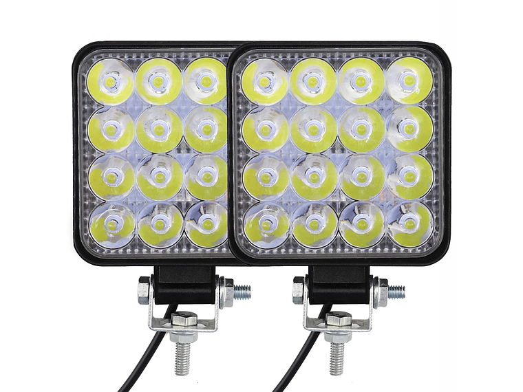 48W LED Headlights - 2 Units 1