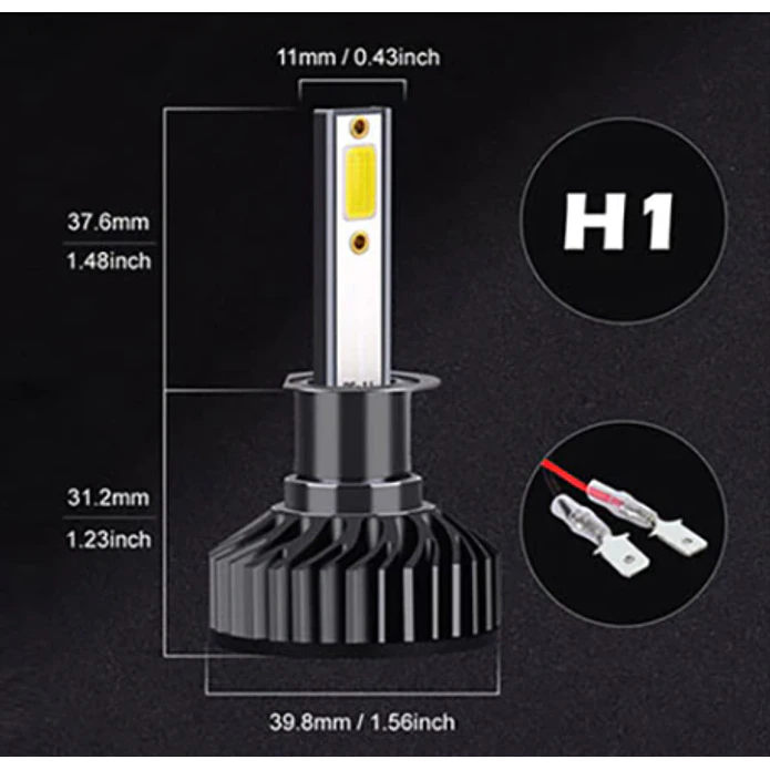 Lâmpadas LED H1 Canbus 3
