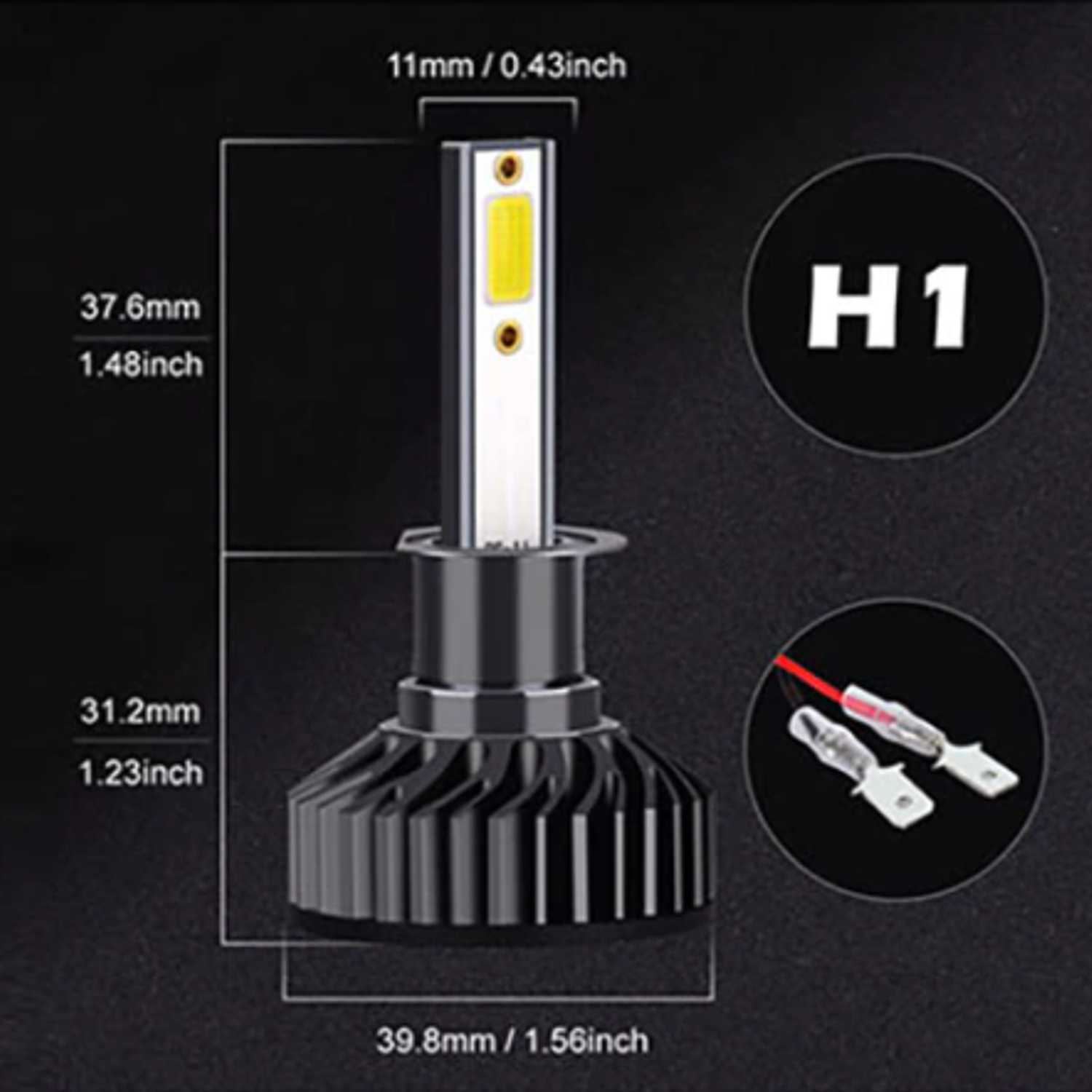 Bombillas LED H1 Canbus 3