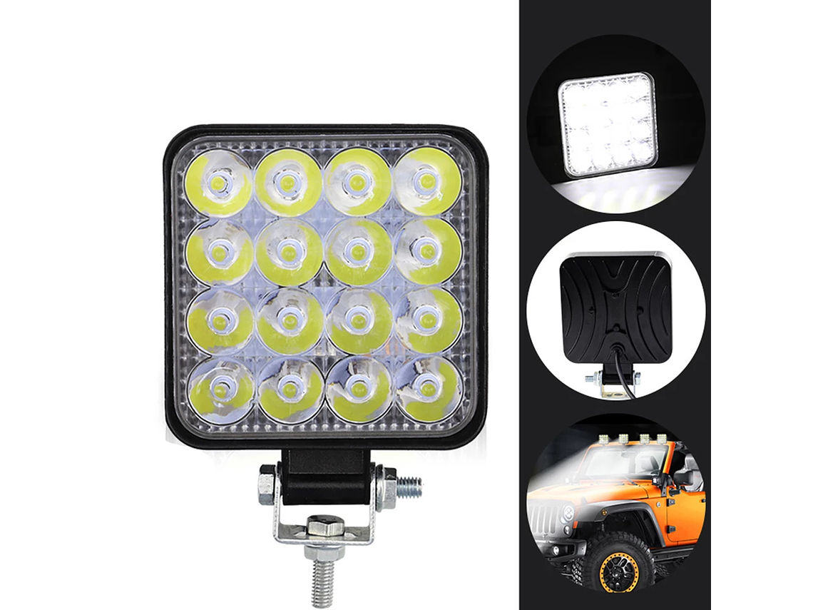 48W LED Headlights - 2 Units 2
