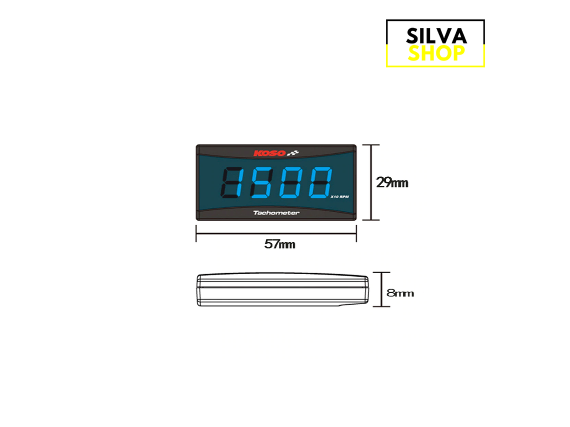 Medidor de Temperatura de Água para Mota 2