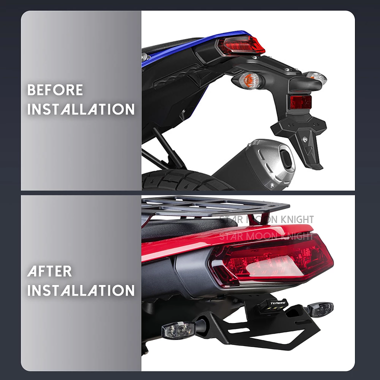 Suporte de Matrícula Teneré 700 3