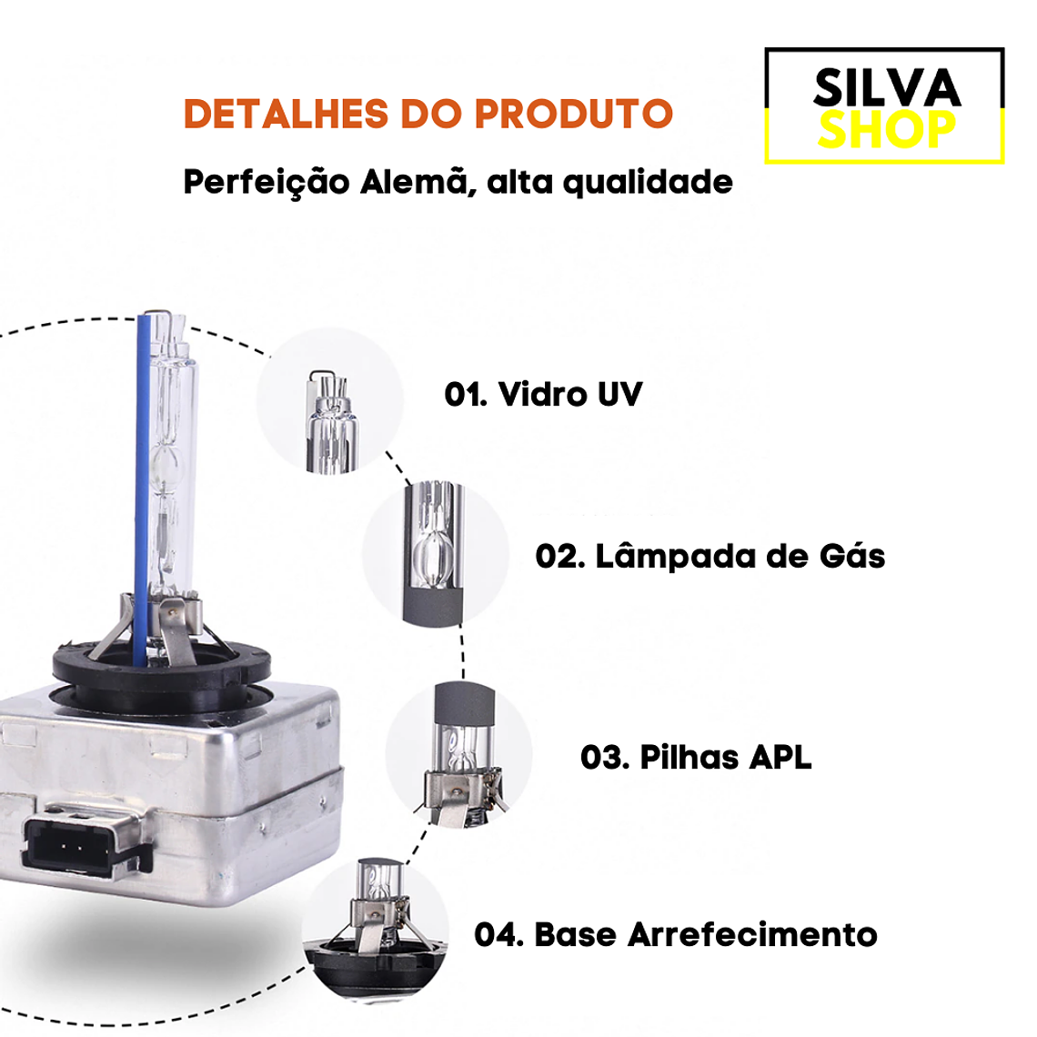 Lâmpadas Xénon D2S 2