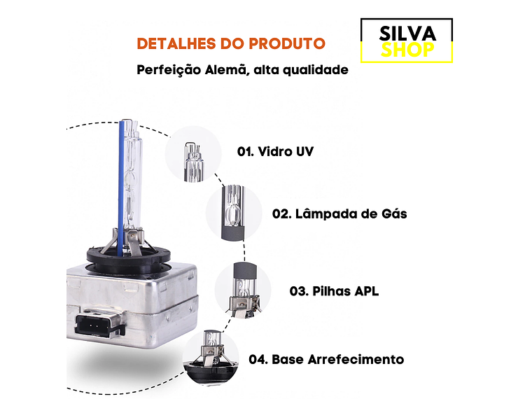 Lámparas de xenón D2S 2