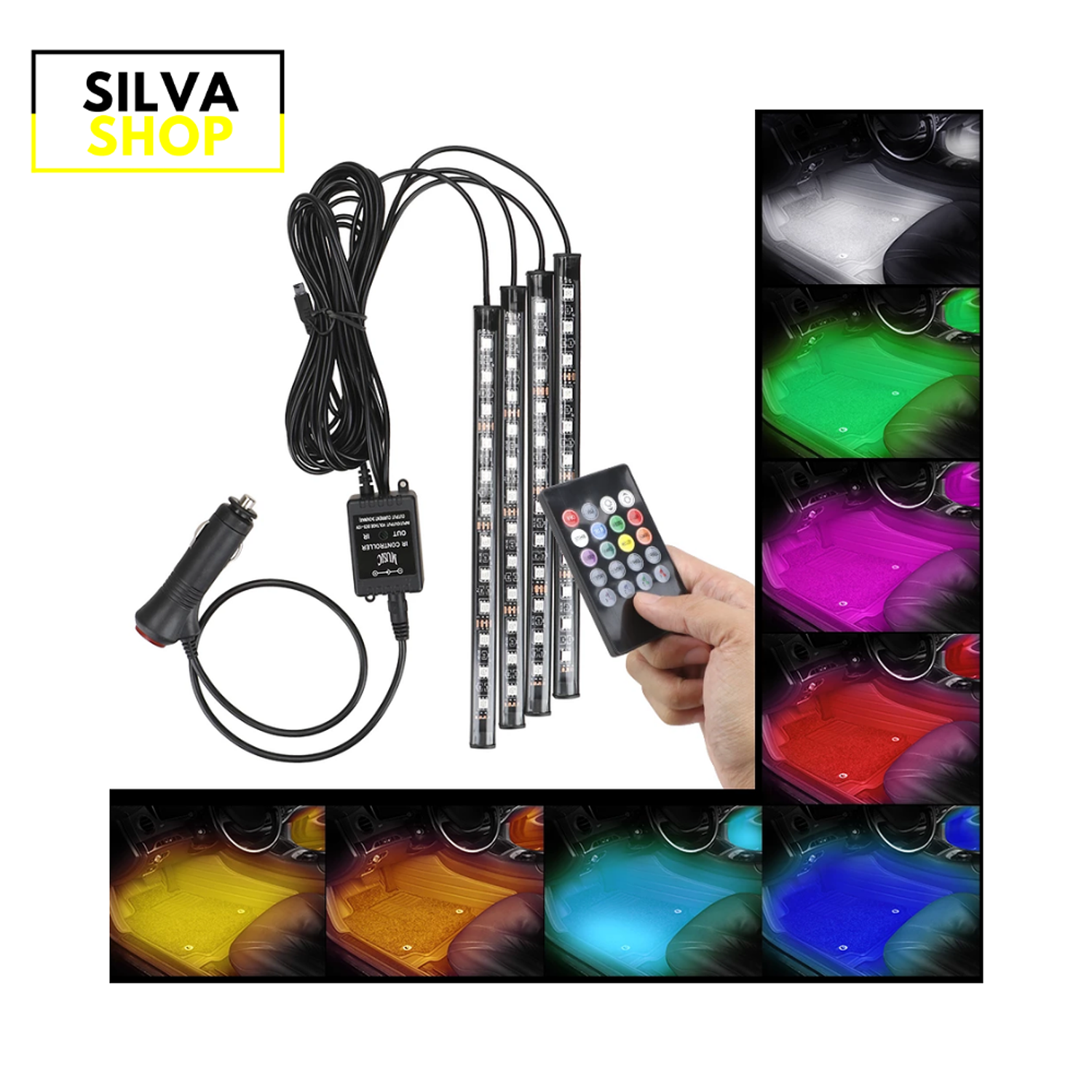 Luzes Decorativas para Carro LED 1