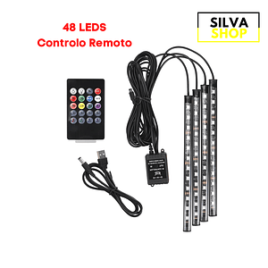 Luzes Decorativas para Carro LED