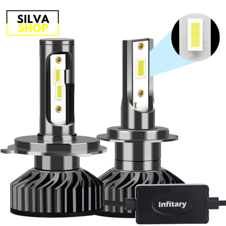 Lâmpadas LED H7 Canbus 100W 1