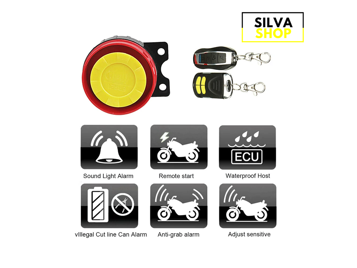 Sistema de Alarme para Mota 2