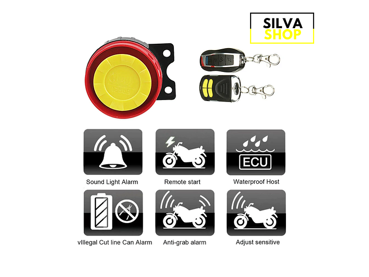 Sistema de Alarme para Mota 2