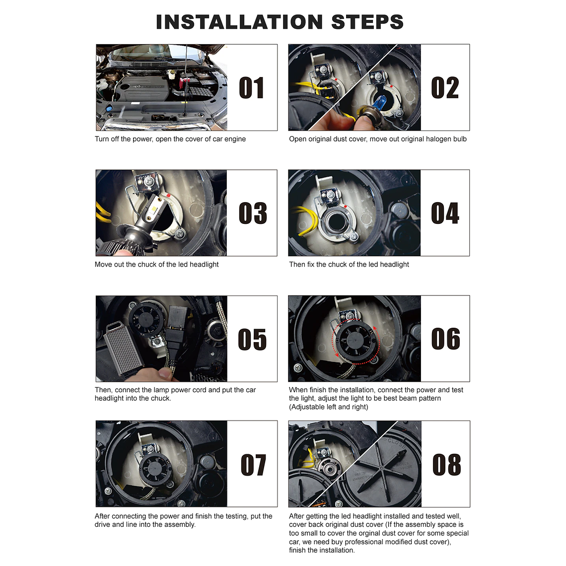 Lâmpadas LED H7 Canbus 100W 3