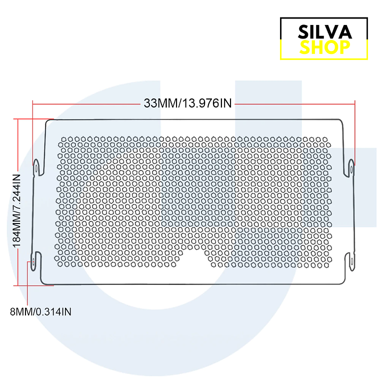 Proteção Radiador Yamaha MT 07 4