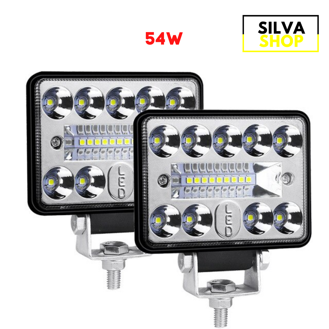 Faróis LED 54W Offroad 1