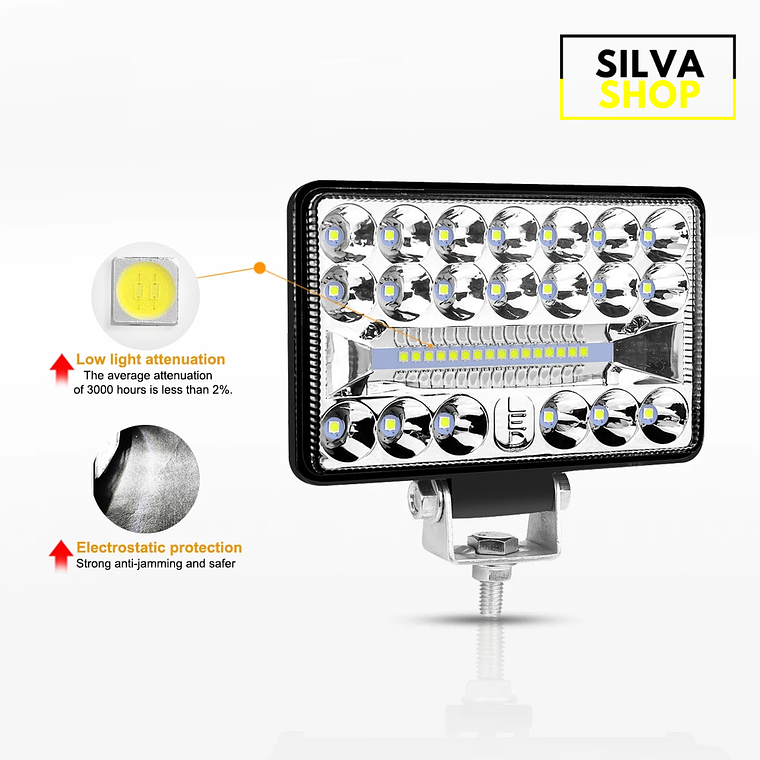 Faróis LED 54W Offroad 3