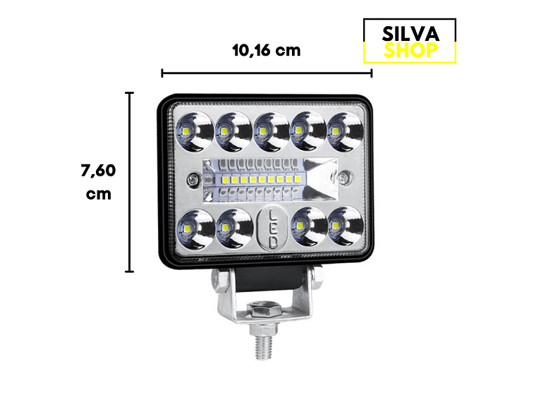 54W Offroad LED Headlights 4