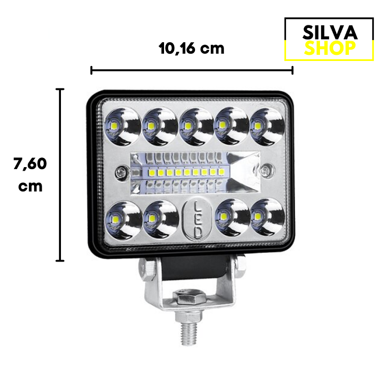 Faróis LED 54W Offroad 4