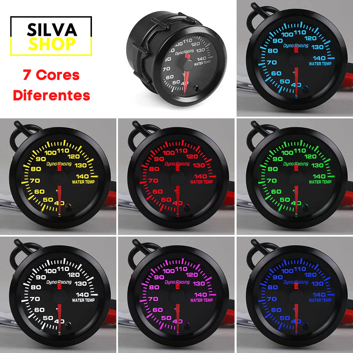 Manómetro EGT Temperatura do Escape 52 mm 2