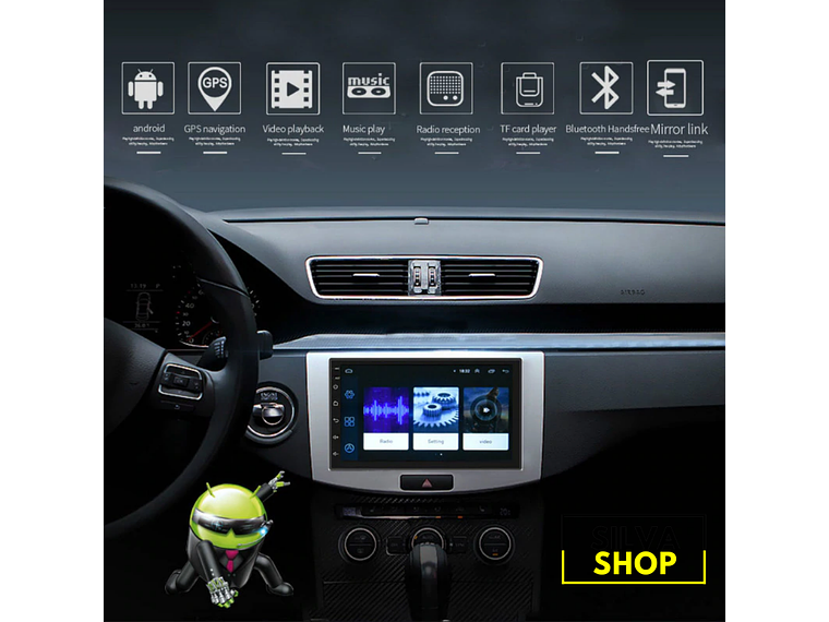 Radio Android 2DIN 7 pulgadas 2