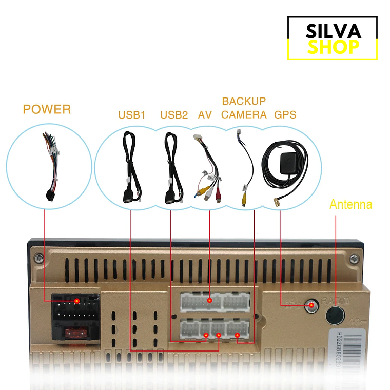 Rádio 2DIN Android 7 Polegadas 3